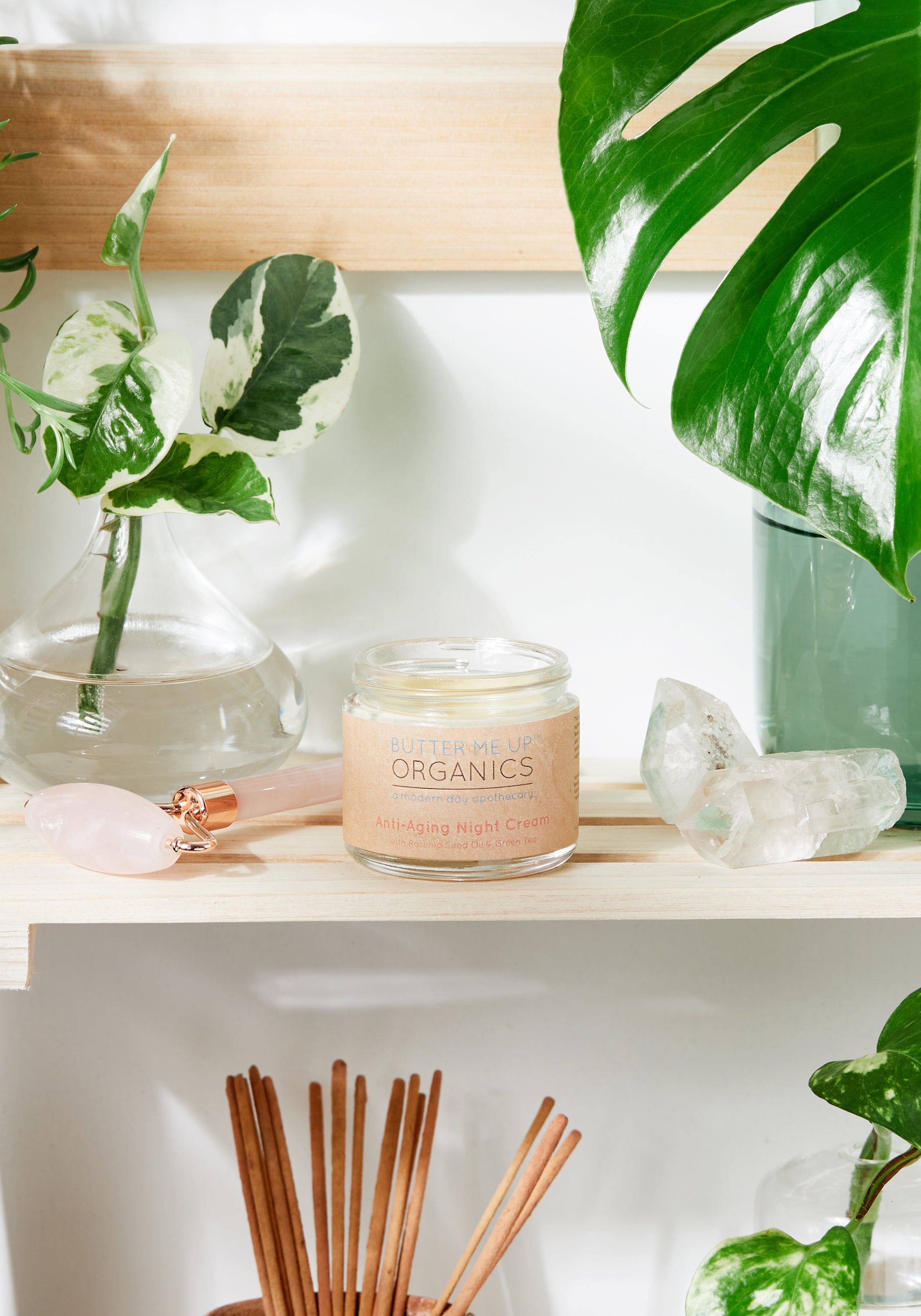 Crème de Nuit Anti-Âge au Thé Vert Bio