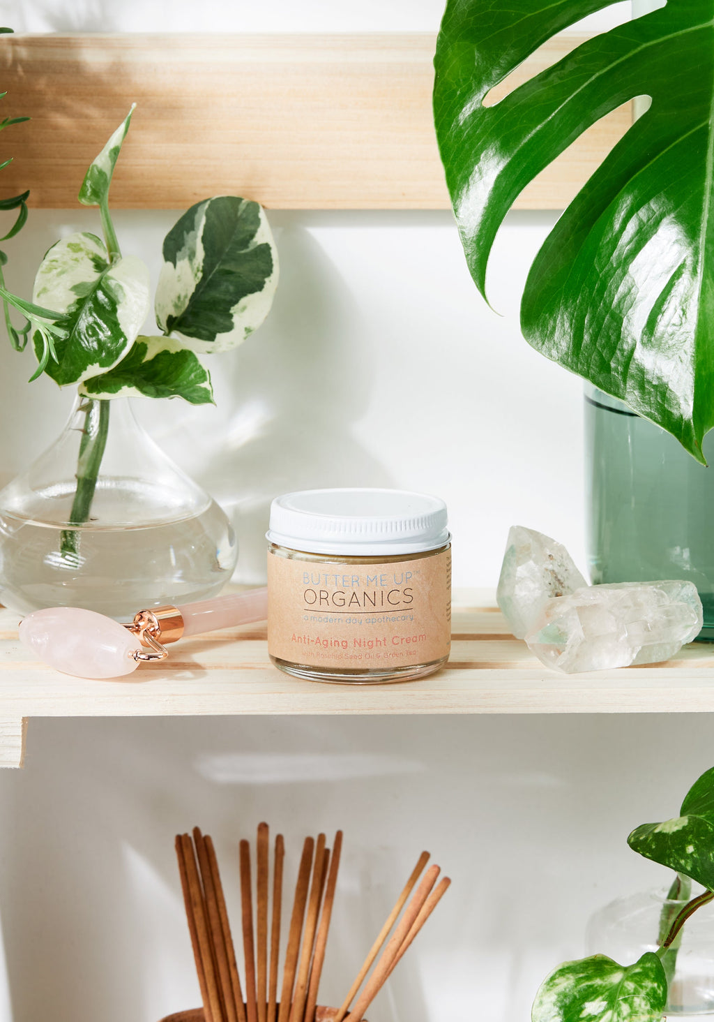Crème de Nuit Anti-Âge au Thé Vert Bio