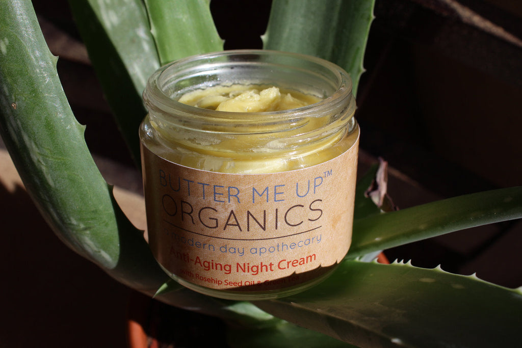 Crème de Nuit Anti-Âge au Thé Vert Bio